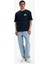 %100 Pamuk Comfort Fit Bisiklet Yaka Baskılı Kısa Kollu Tişört C4082AX25SM 2