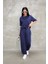 Osy Modal Yumuşak Dokulu Kumaş Oversize Bisiklet Yaka Tshirt Jogger Eşofman Altı Eşofman Takımı 1