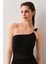 Tek Omuz Etekli Korseli Toparlayıcı Mayo 3