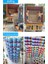 4 Rulo Morandi Renkli Dalgalı Kenar Sticker Sınıf Panosu Dekorları Pano Bordürü Hassas Bordür Süslemesi B (Yurt Dışından) 4
