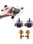 2 Adet Hall Joystick + Ps4 Oyun Konsolu Için Kalibrasyon Kartı Hall Etkisi ve Hall Joystick Orta/dış Halka Kalibrasyonu (Yurt Dışından) 4