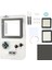 Gameboy Pocket Oyun Konsolu Için Dıy Kabuk Değişimi Gbp Kabuk Kılıf Düğmeli Kit Sınıfı Lens Şeffaf Beyaz (Yurt Dışından) 3