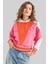 Kapüşonlu Kadın Sweatshirt Pembe 2