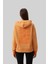 Kapüşonlu Kadın Sweatshirt Turuncu 3