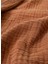 Linen Gauze Koltuk Şalı Kiremit 152 x 203 2