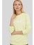 Regular Fit Kadın Sweatshirt Sarı 3