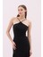 Halter Yaka Boncuklu Maksi Boy Elbise Siyah Y2511323_001 3