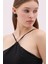 Halter Yaka Boncuklu Maksi Boy Elbise Siyah Y2511323_001 4