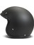Jet Retro Matt Black Açık Motosiklet Kaskı 4