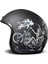 Jet Retro Ghost Rider Açık Motosiklet Kaskı 3