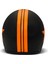 Jet Retro Star Orange Açık Motosiklet Kaskı 5
