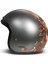 Jet Retro Skull Açık Motosiklet Kaskı 4