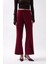 Anvelop Detay Asimetrik Bordo Pantolon 4
