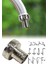 İç Mekan Batarya Musluk Hortum Bağlantı Aparatı Metal Dişi 1/2'' AE102 1