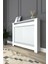 Kalorifer Petek Kapama 85 cm (Iç Ölçüsü) Hazeran Desenli Mdf Mat Beyaz 2