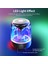 C7 Taşınabilir Mini Bluetooth Hoparlör Renkli LED Siyah (Yurt Dışından) 3