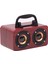 Ahşap Bluetooth Hoparlör, Kablosuz Şarj Fm Radyo Retro Taşınabilir (Yurt Dışından) 2