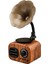 Retro Gramofon Bluetooth Hoparlör: Taşınabilir Tf Kart ve Radyolu Açık Hava (Yurt Dışından) 1