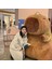 Büyük Capybara Bebek Peluş Oyuncak Yastık Bebek Tatil Hediyesi (Yurt Dışından) 2