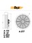 Havalandırma Aspiratörü Fanı 65 W Monofaze Kirli Hava Kötü Koku Tahliye Metal Fan 250 mm Vantilatör 2