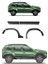 Dacia Duster Uyumlu 2010-2017 Damalı Dodik Seti 12 Parça 2