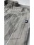 Slim Fit %100 Pamuk Kumaş Hakim Yaka Uzun Kol Gömlek--Taba Çizgili-- 3