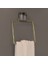 Dekoratif Yapıştırmalı Banyo Mutfak Metal Kare Havluluk Askı Gold Vidasız Pratik Montaj DC-5073 1