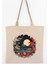 Gökyüzü Baskılı Keten Bez Çanta 1
