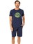6074 Erkek Kısa Kollu Şortlu Pijama Takım 2