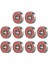 10 Adet 608-2RS Longboard Entegre Rulman Kaykay Tekerlek Rulman Inline Paten Rulman 8X22X12.6MM, Kırmızı (Yurt Dışından) 1