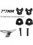 Bisiklet Seatpost Kelepçe Karbon Eyer Rayları Adaptörü 7X7MM Bisiklet Seatpost Tüp Oval/yuvarlak Klipler Bisiklet Aksesuarları (Yurt Dışından) 5