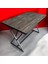 Z Modern Metal Ayak 70 x 120 Mutfak Yemek Masası 3