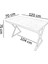 Z Modern Metal Ayak 70 x 120 Mutfak Yemek Masası 5