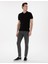 Erkek Siyah Slim Fit Düğmeli Polo Yaka Triko Tişört 50307320-VR046 4