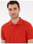 Erkek Kırmızı Slim Fit %100 Pamuk Polo Yaka Basic Tişört 50306448-VR030 2