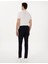 Erkek Lacivert Slim Fit Jogger Kanvas Pantolon 50305880-VR033 4