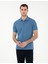 Erkek Koyu Mavi Slim Fit %100 Pamuk Polo Yaka Basic Tişört 50306448-VR032 1