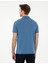 Erkek Koyu Mavi Slim Fit %100 Pamuk Polo Yaka Basic Tişört 50306448-VR032 5