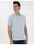 Erkek Açık Mavi Regular Fit Kıvrılmaz Polo Yaka Basic Tişört 50302538-VR003 3