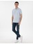 Erkek Açık Mavi Regular Fit Kıvrılmaz Polo Yaka Basic Tişört 50302538-VR003 4