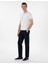 Erkek Lacivert Regular Fit Basic Kanvas Pantolon 50305473-VR033 3