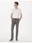 Erkek Vizon Slim Fit Jogger Kanvas Pantolon 50305880-VR052 3