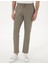 Erkek Haki Carrot Fit %100 Keten Kanvas Pantolon 50301811-VR027 2