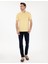 Erkek Açık Sarı Slim Fit %100 Pamuk Polo Yaka Basic Tişört 50306448-VR004 4
