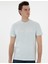Erkek Su Yeşili Slim Fit Tişört 50302567-VR048 3