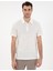 Erkek Ekru Slim Fit Polo Yaka Tişört 50307581-VR019 3
