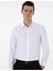 Erkek Beyaz Regular Fit Armürlü Uzun Kollu Gömlek 50303376-VR013 3