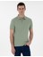Erkek Çağla Yeşili Slim Fit Kıvrılmaz Polo Yaka Basic Tişört 50302561-VR016 1