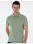 Erkek Çağla Yeşili Slim Fit Kıvrılmaz Polo Yaka Basic Tişört 50302561-VR016 3