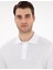 Erkek Beyaz Slim Fit Kıvrılmaz Polo Yaka Basic Tişört 50302561-VR013 2